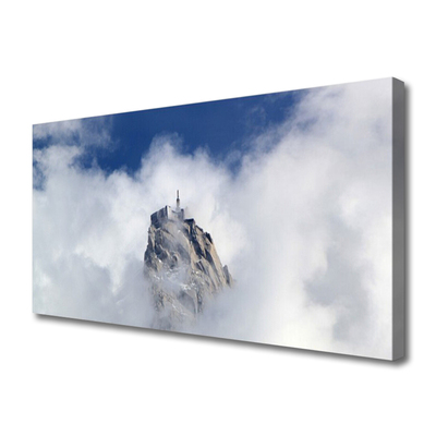 Quadro em tela Paisagem de nuvens de montanha