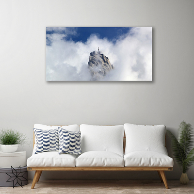 Quadro em tela Paisagem de nuvens de montanha