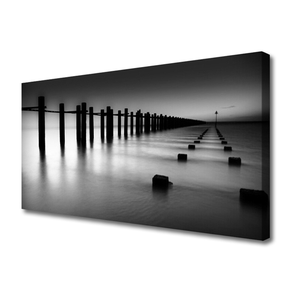 Quadro em tela Arquitetura do Píer de Névoa