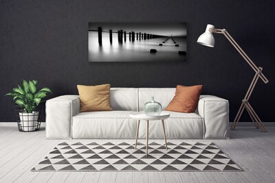 Quadro em tela Arquitetura do Píer de Névoa