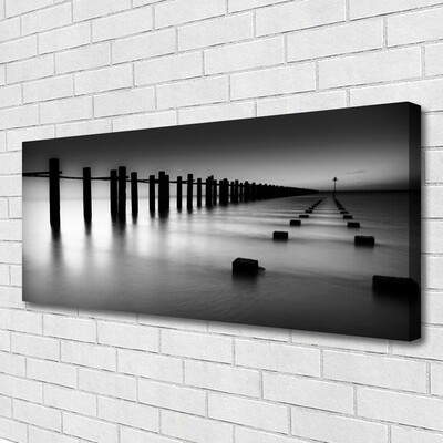 Quadro em tela Arquitetura do Píer de Névoa