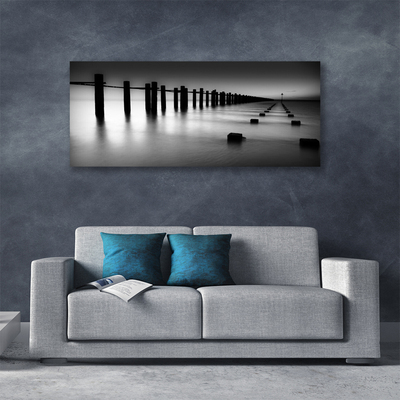 Quadro em tela Arquitetura do Píer de Névoa