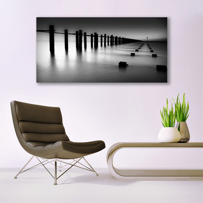 Quadro em tela Arquitetura do Píer de Névoa