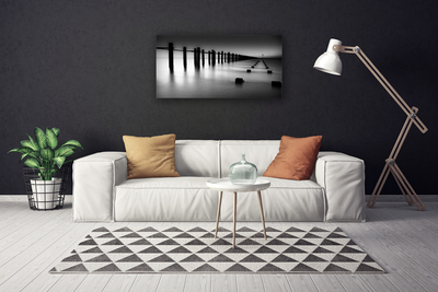 Quadro em tela Arquitetura do Píer de Névoa