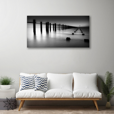 Quadro em tela Arquitetura do Píer de Névoa