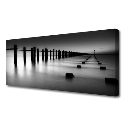 Quadro em tela Arquitetura do Píer de Névoa