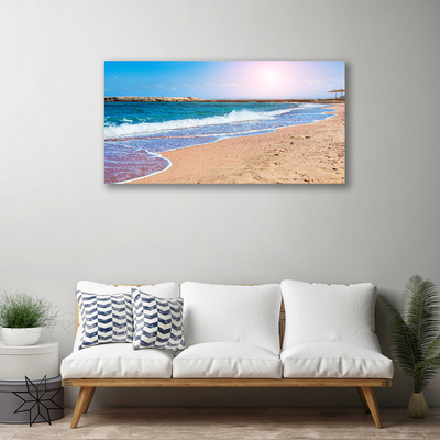 Quadro em tela Paisagem da Praia do Oceano