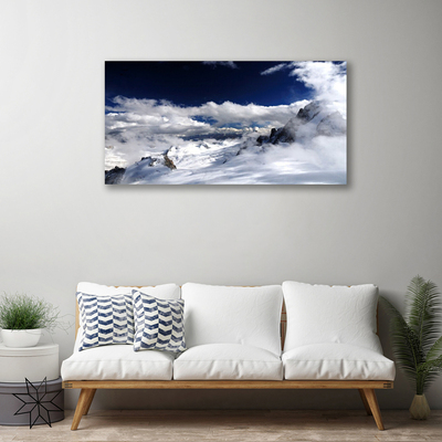 Quadro em tela Paisagem de nuvens de montanha