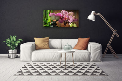 Quadro canvas Flores Planta de Bambu
