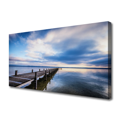 Quadro em tela Arquitetura da Ponte Marítima