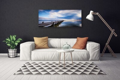 Quadro em tela Arquitetura da Ponte Marítima