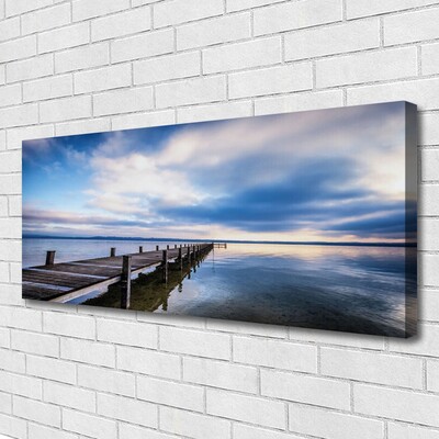 Quadro em tela Arquitetura da Ponte Marítima