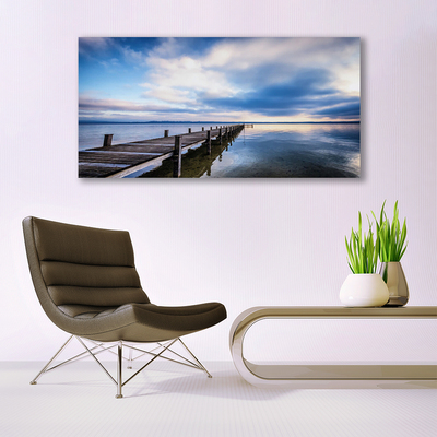 Quadro em tela Arquitetura da Ponte Marítima