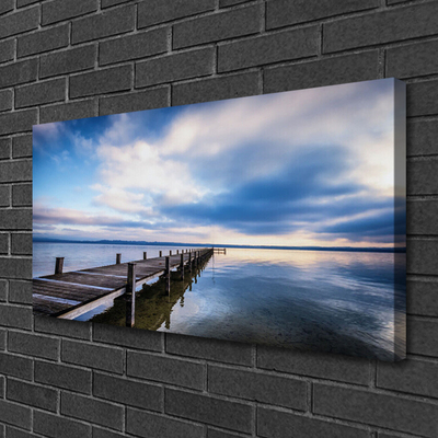 Quadro em tela Arquitetura da Ponte Marítima