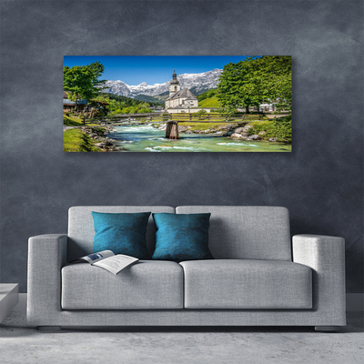 Quadro em tela Natureza do Lago da Ponte da Igreja