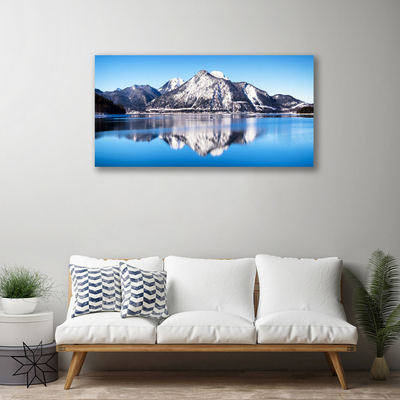 Quadro canvas Paisagem das Montanhas do Lago