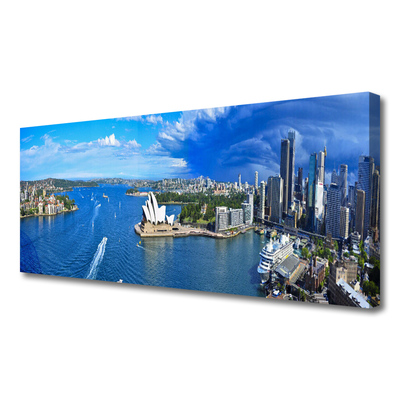 Quadro canvas Casas da Cidade do Mar