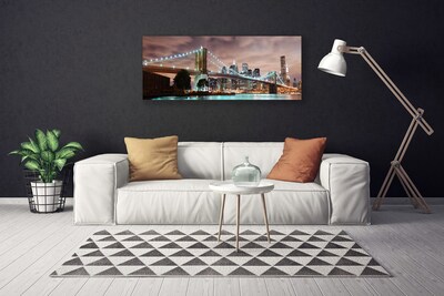 Quadro em tela Arquitetura da Cidade da Ponte