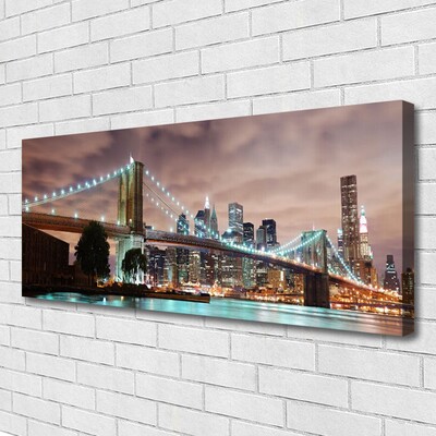 Quadro em tela Arquitetura da Cidade da Ponte