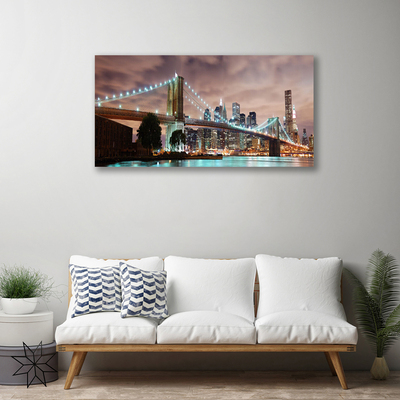 Quadro em tela Arquitetura da Cidade da Ponte