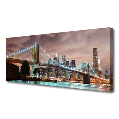 Quadro em tela Arquitetura da Cidade da Ponte