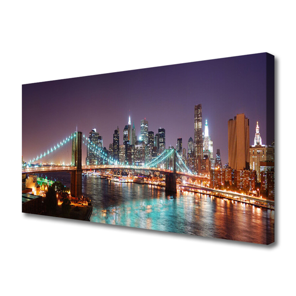 Quadro em tela Arquitetura da Cidade da Ponte