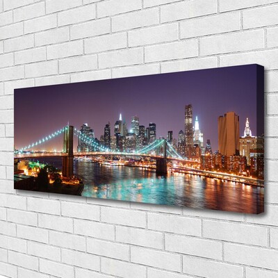 Quadro em tela Arquitetura da Cidade da Ponte