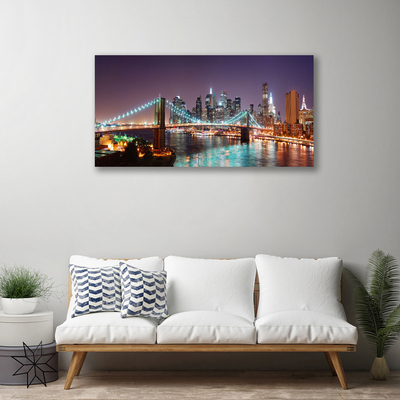 Quadro em tela Arquitetura da Cidade da Ponte