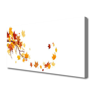 Quadro em tela Folhas Arte Planta