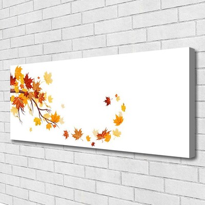 Quadro em tela Folhas Arte Planta