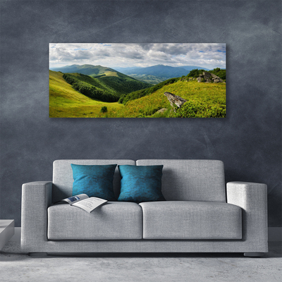 Quadro canvas Paisagem de prados de montanha