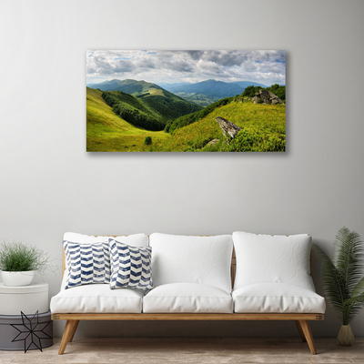 Quadro canvas Paisagem de prados de montanha