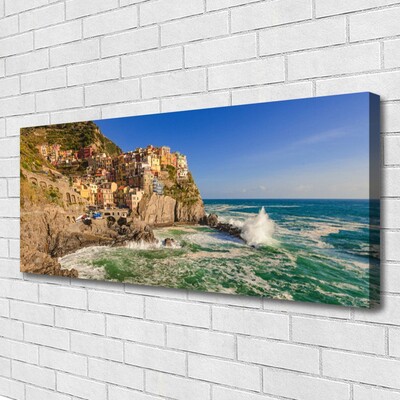 Quadro canvas Paisagem das Montanhas do Mar