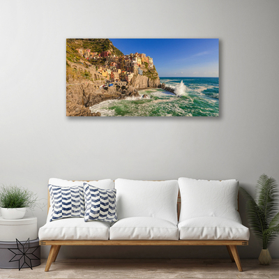 Quadro canvas Paisagem das Montanhas do Mar