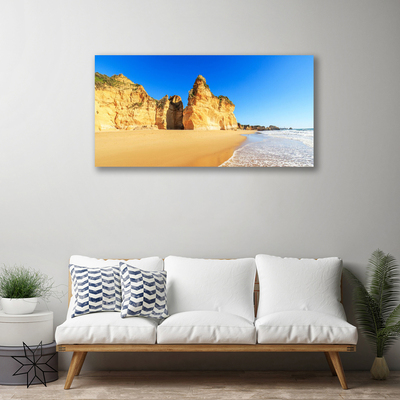 Quadro canvas Paisagem da Praia do Oceano