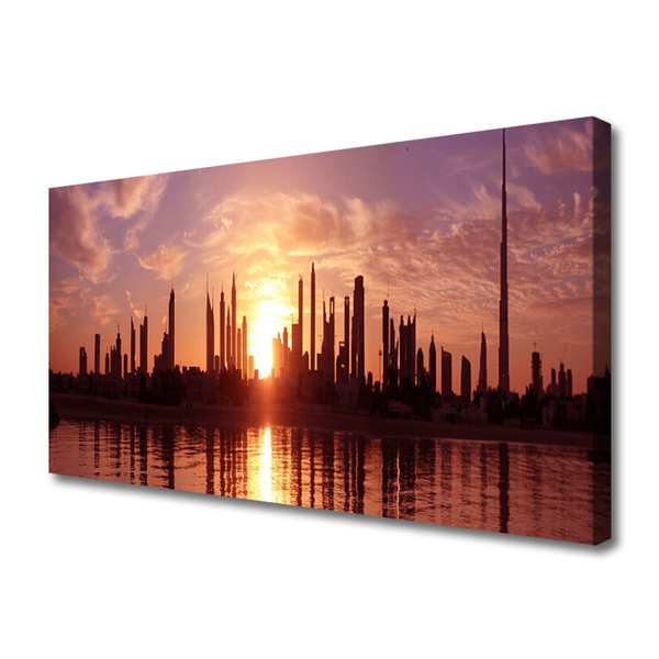 Quadro em tela Casas da Cidade