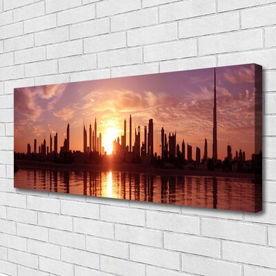 Quadro em tela Casas da Cidade