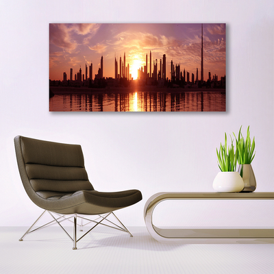 Quadro em tela Casas da Cidade