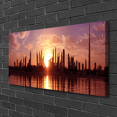 Quadro em tela Casas da Cidade