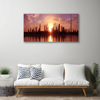 Quadro em tela Casas da Cidade