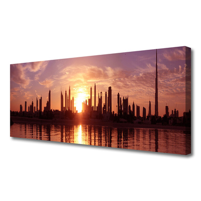 Quadro em tela Casas da Cidade