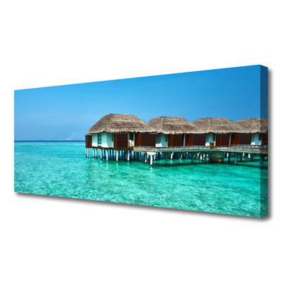 Quadro em tela Arquitetura do Mar Água