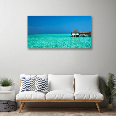 Quadro em tela Paisagem Marinha