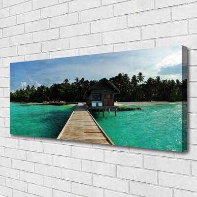 Quadro canvas Arquitetura da Ponte Marítima