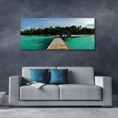 Quadro canvas Arquitetura da Ponte Marítima