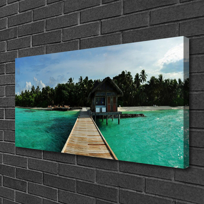 Quadro canvas Arquitetura da Ponte Marítima