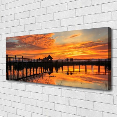 Quadro canvas Arquitetura da Ponte Marítima