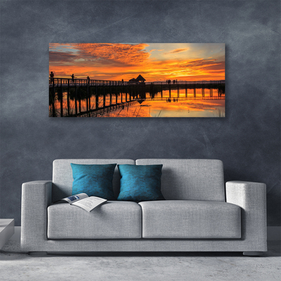 Quadro canvas Arquitetura da Ponte Marítima