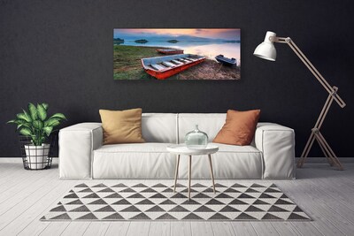 Quadro canvas Paisagem de barco