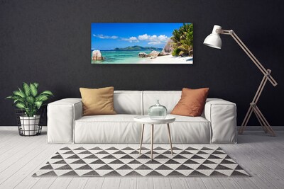 Quadro em tela Paisagem da Praia do Oceano